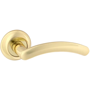 Ручка дверная на розетке Apecs «Premier» H-0590-A-G, алюминий, цвет золото