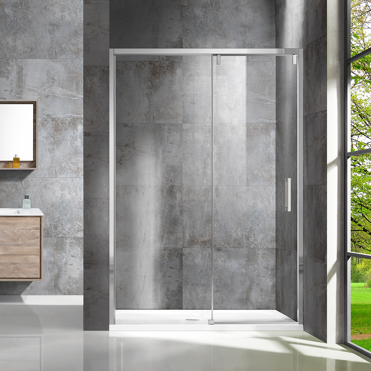 VDS-1L120CL Душевая дверь Vincea Lugano Santreyd