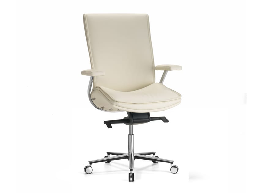 Тканевый регулируемый по высоте рабочий офисный стул с колесами SITIA Idesia ARCH-00029304