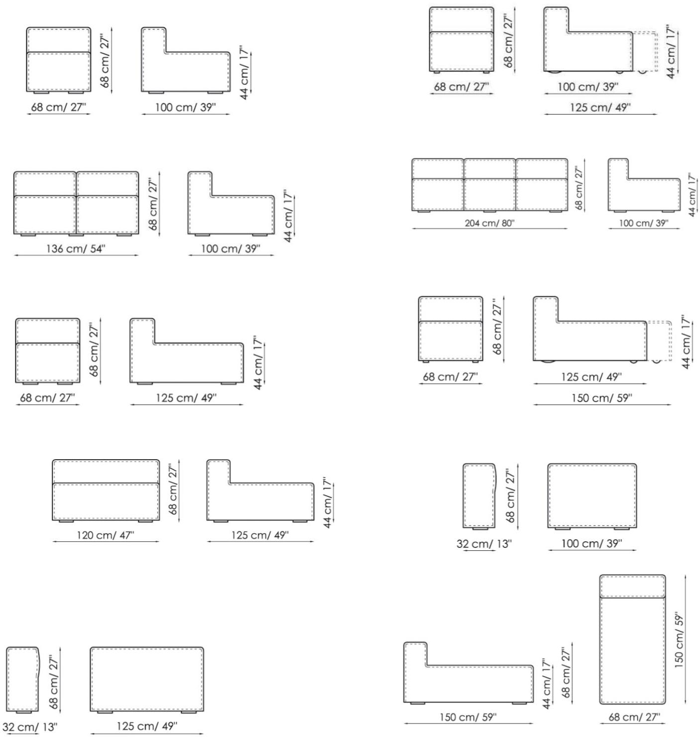 Bonaldo Модульный диван Peanut sun-id-1482220 - Вид №6