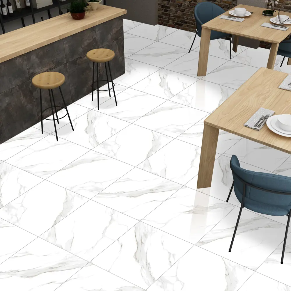 Керамогранит Concor Satvario Calacatta — мраморная элегантность 60×60 см 89386041 STLM-1392827