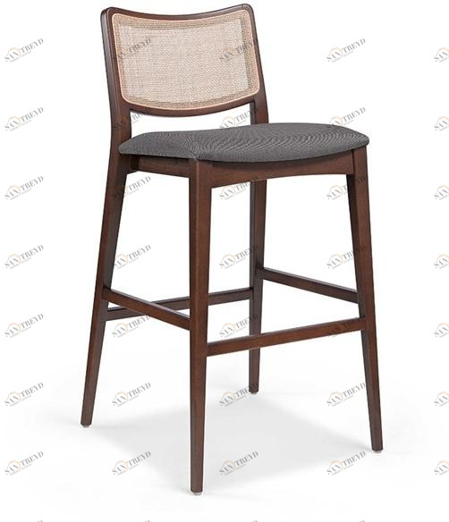 Fenabel Высокий деревянный табурет с подставкой для ног Spirit sun-id-1429895