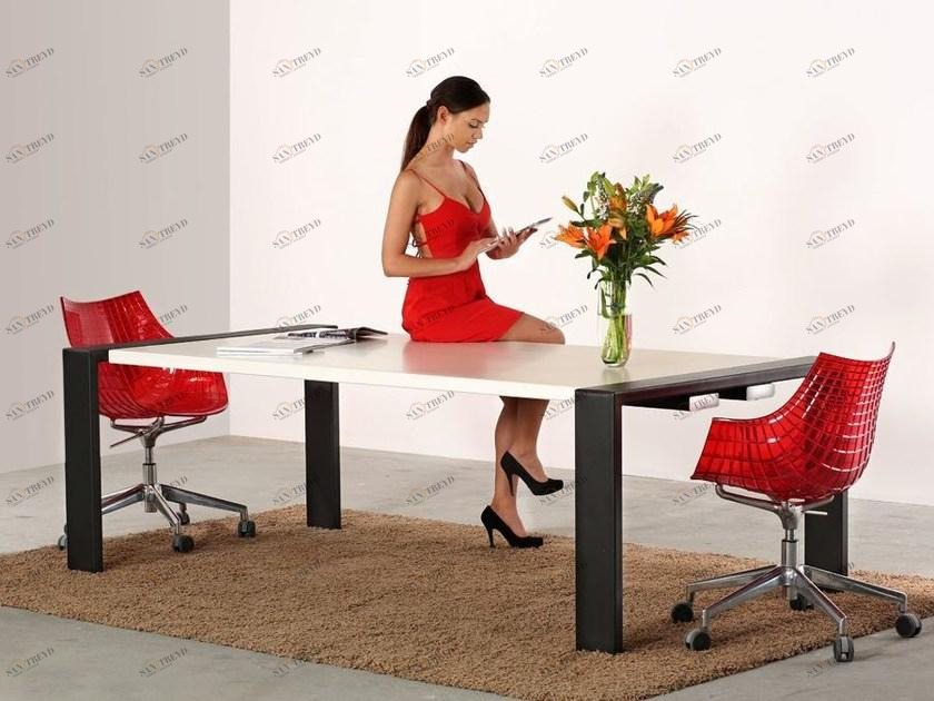 Wissmann raumobjekte Прямоугольный лакированный обеденный стол  610 