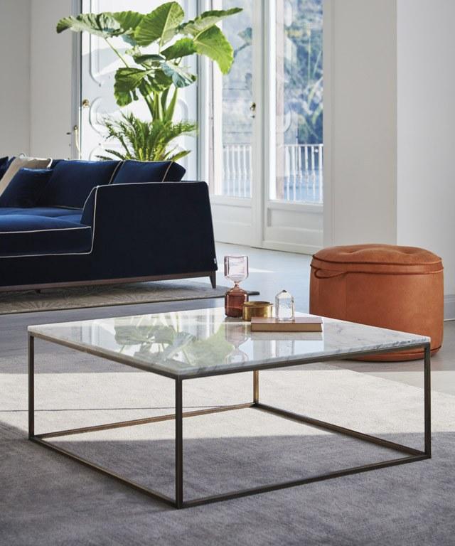 OAK Низкий мраморный журнальный столик Milano collection Sc5047 - Вид №4