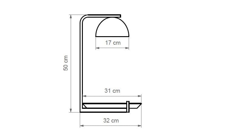 Терракотовая настольная лампа luxcambra Absis ARCH-00060453 - Вид №4