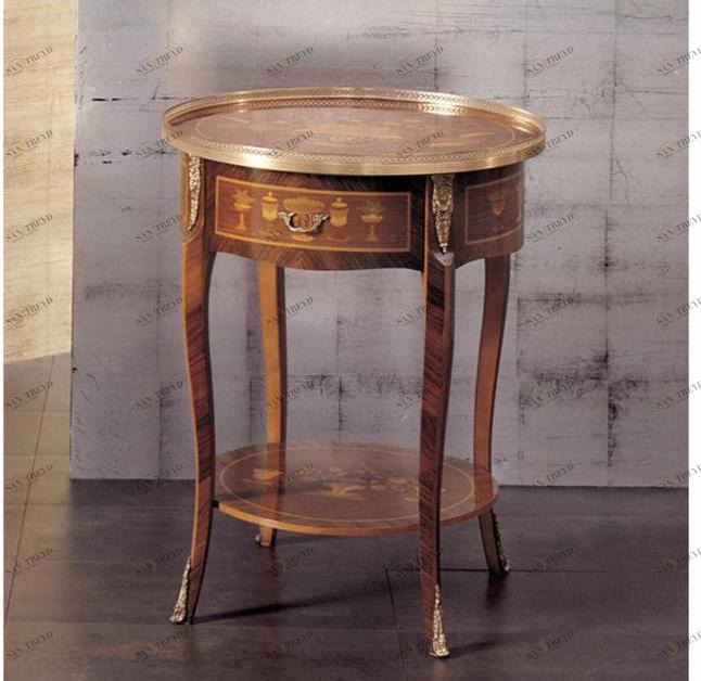 Rozzoni Круглый высокий стол с вещевым ящиком Classic sun-id-1344755