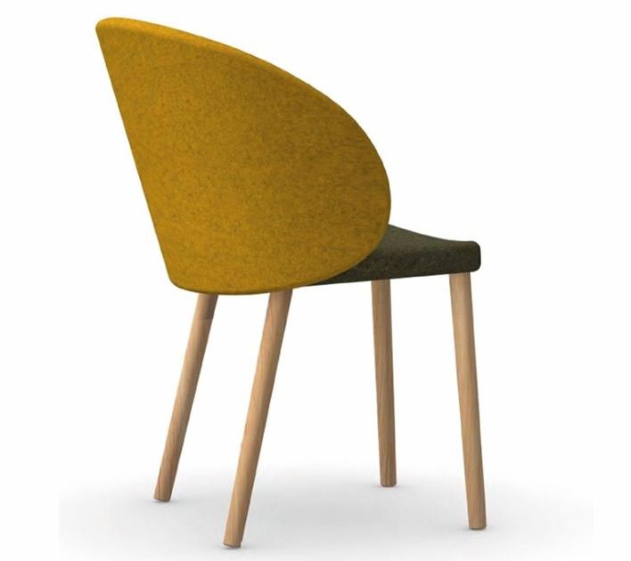 Vela Arredamenti Стул из мягкой ткани sun-id-1409808 - Вид №2