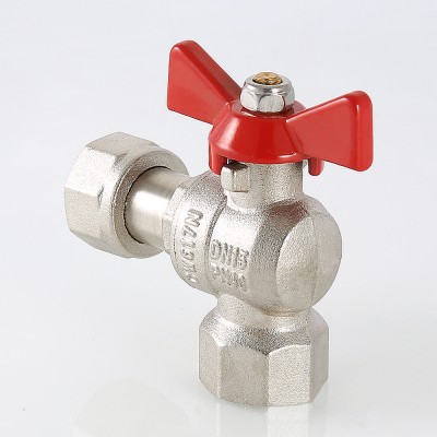 VT.266.N.0404 Кран шаровой угловой с накидной гайкой и внутренней резьбой Valtec 1/2" х 1/2"  - Вид №5