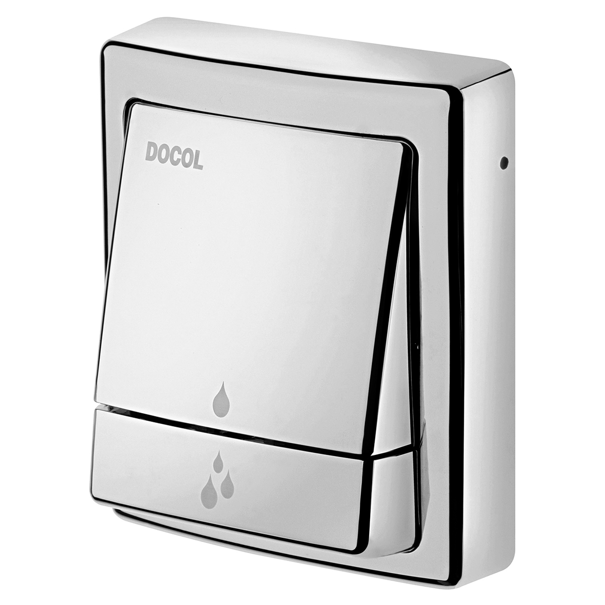 00449506 Отделка смывного клапана Salvágua матовым графитом Docol SQUARE - Вид №1