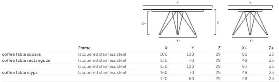 Joli Прямоугольный журнальный столик Wire sun-id-1352536 - Вид №1