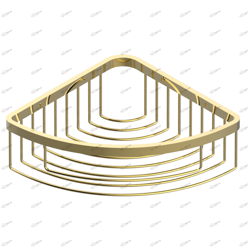 G00-3627 Мыльница-сетка большая угловая без фланца 193 x 193 мм Thg-paris прочие артикулы THG Покрытие PVD золотистый цвет G00-3627 CAT.F