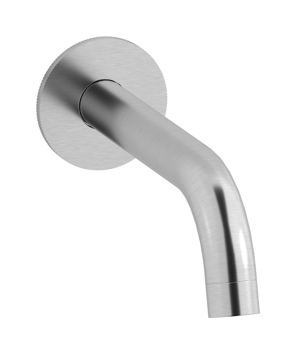 Настенный длинный излив. WE ARE IB id322ss_23 Brushed Nickel Industria