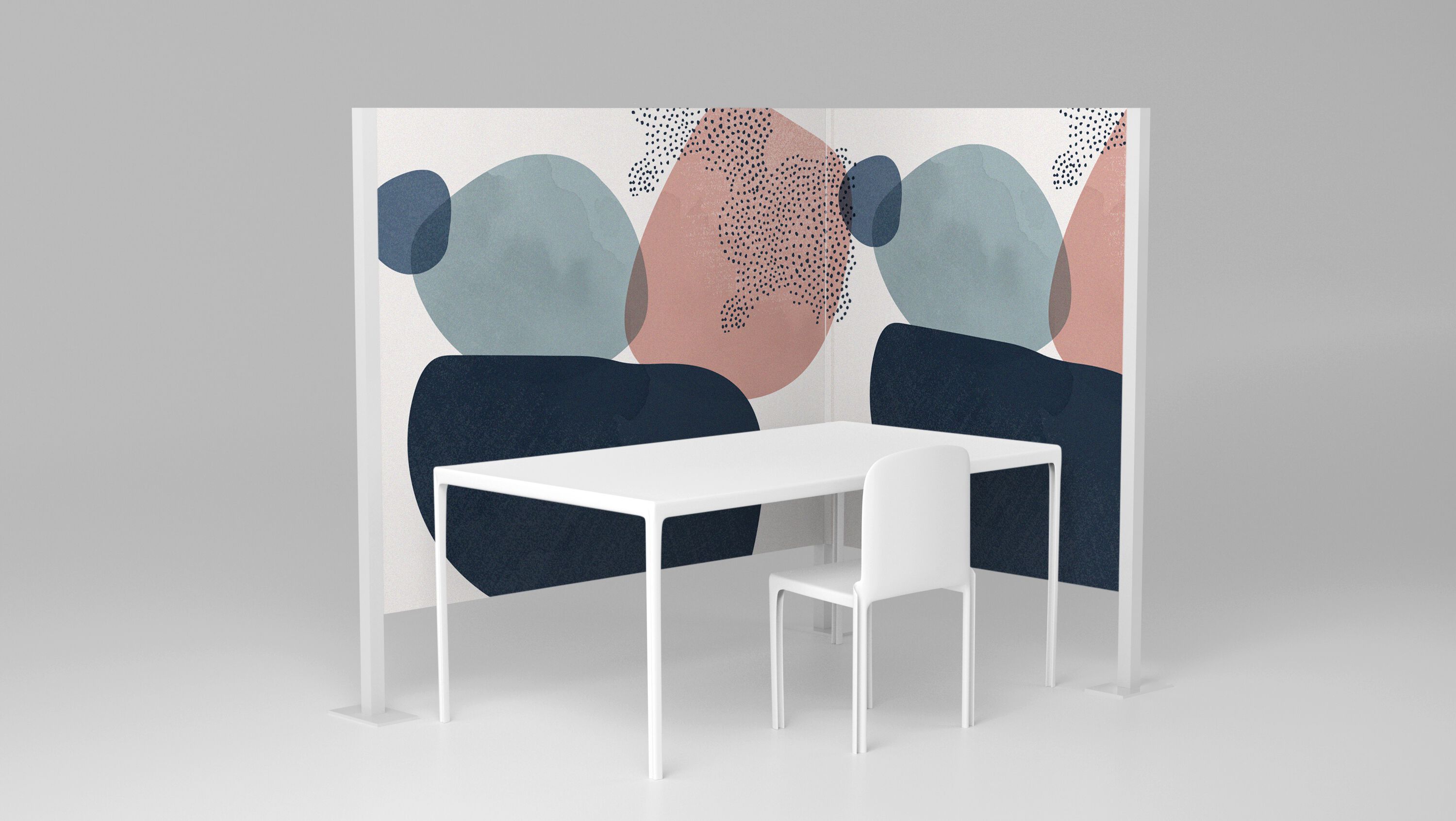 Звукопоглощающие перегородки из алюминия и ткани ABS Group SILENT & SAFE ARCH-00026079 - Вид №2