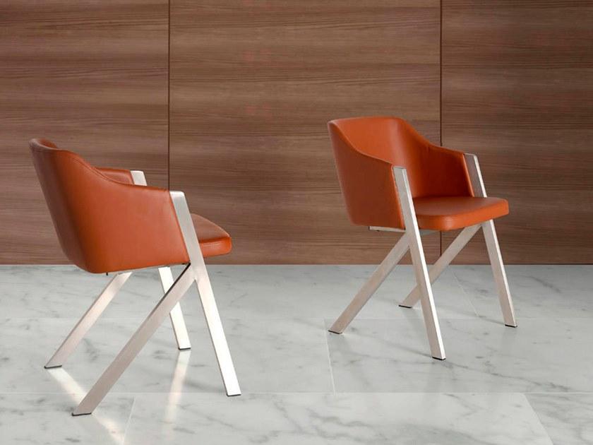 Angel Cerdá Стул из кожзаменителя с подлокотниками New chair 4037 f3202 Angel Cerda - Вид №4