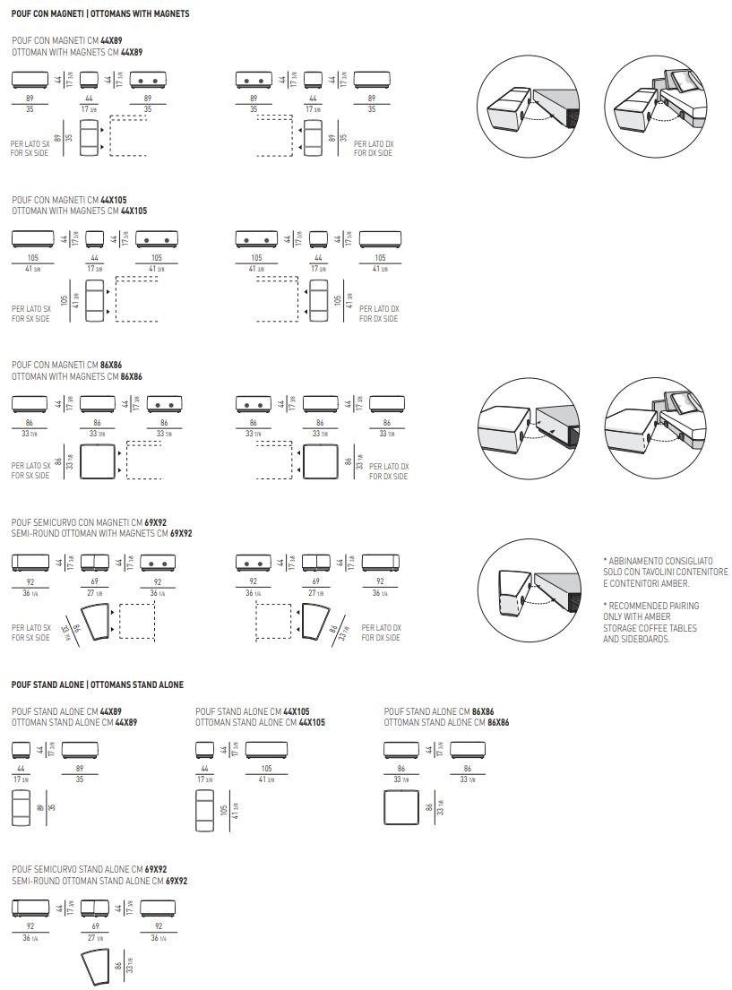 Minotti Секционный модульный диван из ткани sun-id-1383757 - Вид №14