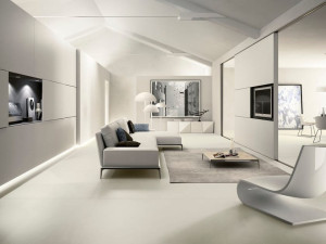 Пол / керамогранит с мраморным эффектом