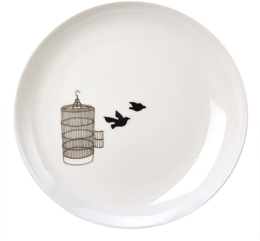 Pols Potten Набор сервировочных тарелок из фарфора Freedom birds 230-400-447  - Вид №2