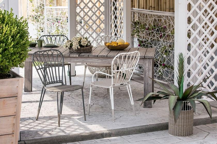 cbdesign Садовый стул из синтетического волокна с подлокотниками Fiorella N365n2 - Вид №4