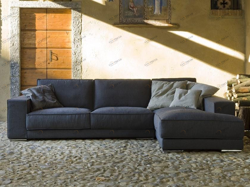 Flexstyle Модульный тканевый диван с шезлонгом Rex sun-id-1462065