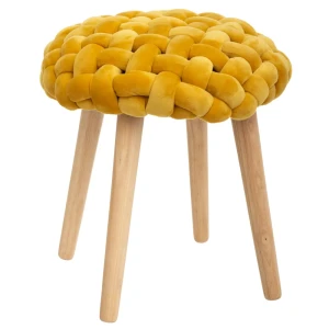 Табурет круглый Atmosphera 157198C ø39 h42.5 см, цвет желтый