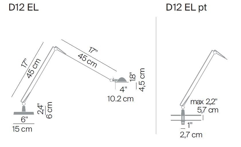Алюминиевая регулируемая светодиодная настольная лампа LUCEPLAN ARCH-00074784 - Вид №3