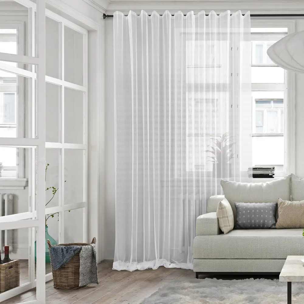 Тюль 1 м/п Damla сетка 290 см цвет белый 85342200 STLM-2192698 AMAZONTEXTILE  - Вид №3