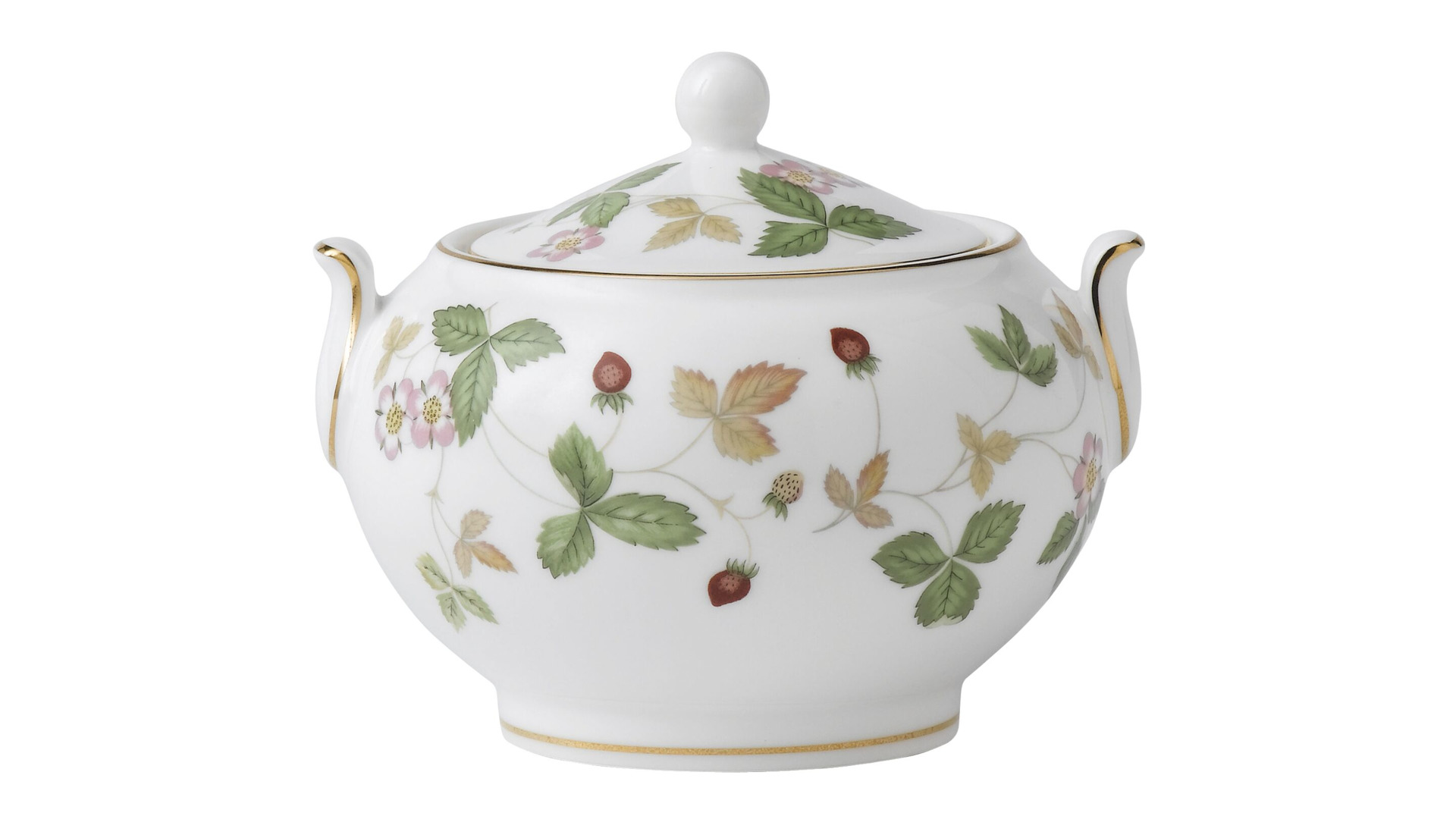10672529 Wedgwood Сервиз чайный Wedgwood Земляника на 6 персон 21 предмет, фарфор Фарфор костяной  - Вид №2