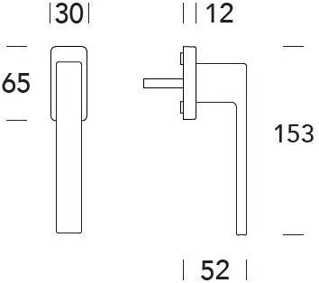 Reguitti Оконная ручка дк в замаке Q-mini A142dkq1588 - Вид №3