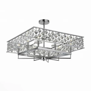 Потолочная светодиодная люстра ST Luce SL784.103.08 ST LUCE ДИЗАЙНЕРСКИЕ 328153 Хром;прозрачный