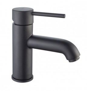 45003NEO Emmevi Piper, однорычажный смеситель для раковины с донным клапаном, цвет черный матовый