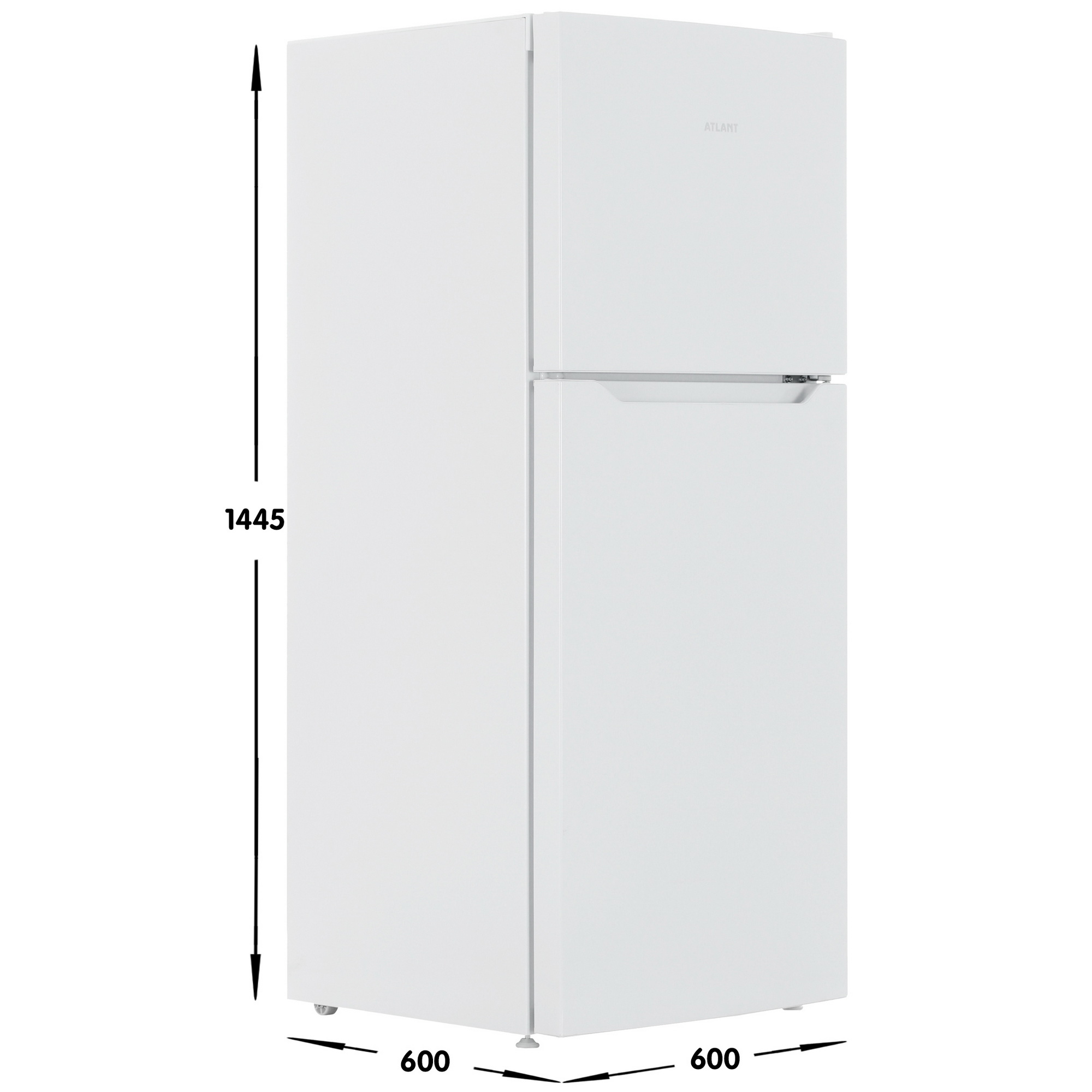 5489827 Холодильник с морозильником   ATLANT ХМ-3608-109 белый STDN-0104716 - Вид №6
