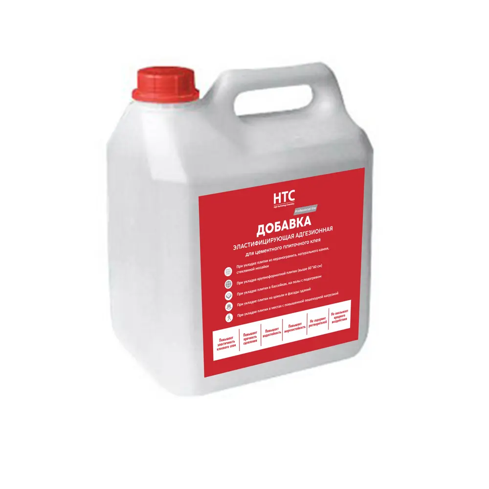 Добавка HTC для эластичности и адгезии строительных смесей 3 л 88677622 STLM-1017675