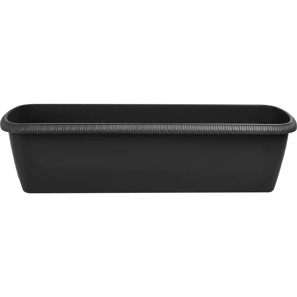 Балконный ящик для цветов ТЕК.А.ТЕК «Жардин» 60 см - серый пластик 18006291 STLM-0009201