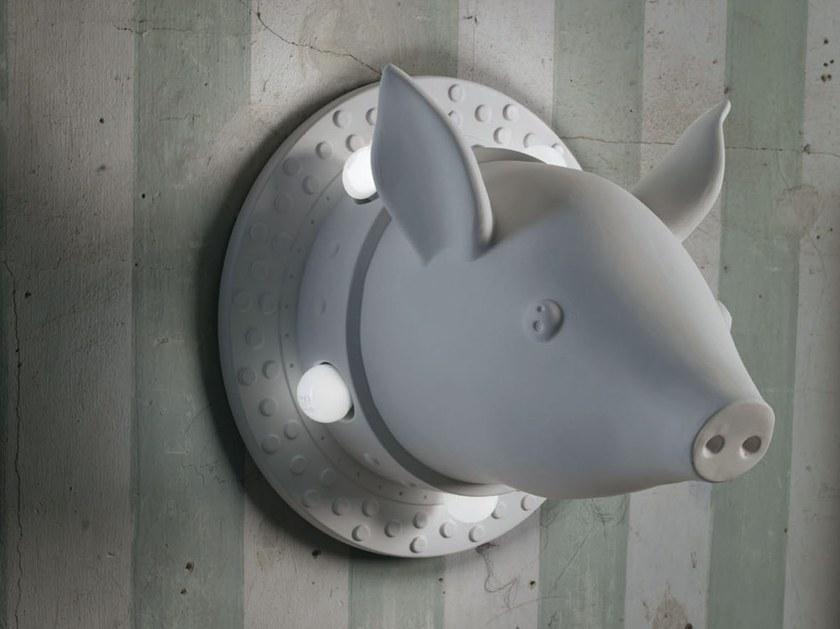 Karman Настенный светильник из керамики Porcamiseria sun-id-1422797 - Вид №2