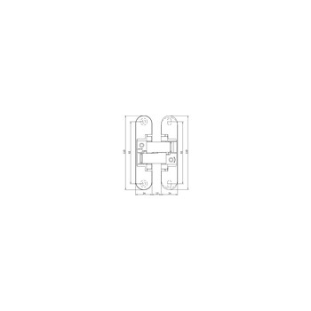 Петля скрытого монтажа Anselmi mod. AN 160 3D Santreyd LK01-982 - Вид №2