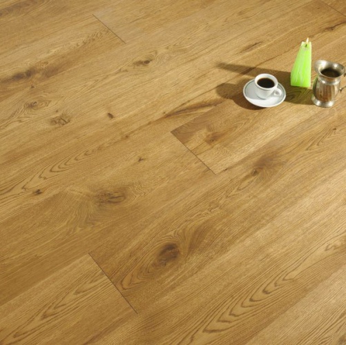 Паркетная доска Coswick Искусство и ремесло Вена Дуб Рустик (Гладкая) 2100х190 мм 11337919 - Вид №2