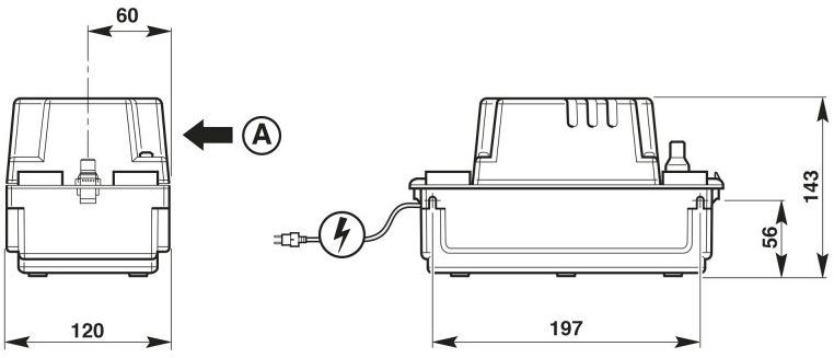 Sanitrit Водяной насос кислого конденсата  Sconm  - Вид №3