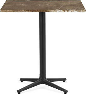604114 Table 4L H75 70x70 Marble Normann Copenhagen Allez