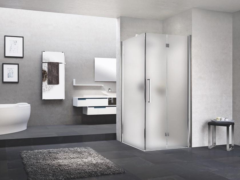 NOVELLINI Угловая душевая кабина с откидной дверцей Young sun-id-1370915 - Вид №2