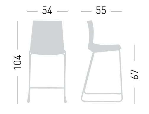 Мягкий табурет для салазок GABER Kanvas ARCH-00059853 - Вид №4