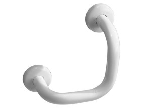 Оцинкованная стальная угловая фиксированная ручка для ванной комнаты для туалета