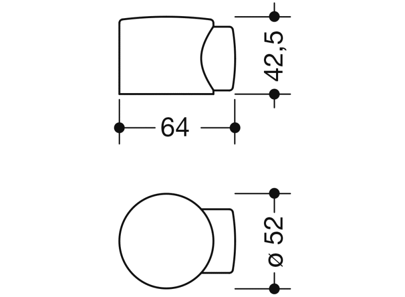 615B напольный дверной буфер HEWI Edition matt  - Вид №6