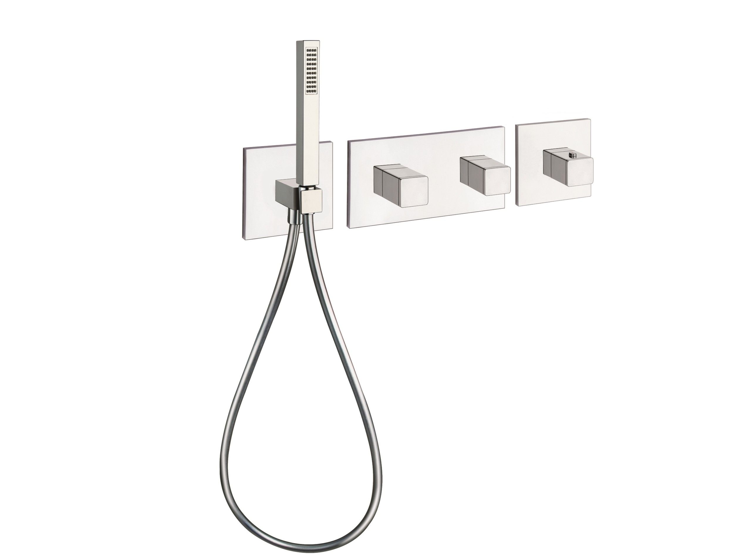 Термостатический настенный смеситель для душа / ванны с ручным душем CRISTINA Rubinetterie Термостатические смесители-Shower &amp ARCH-00141131