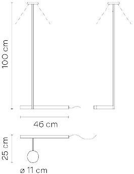 Vibia Торшер из металла Flat 5955 - Вид №6
