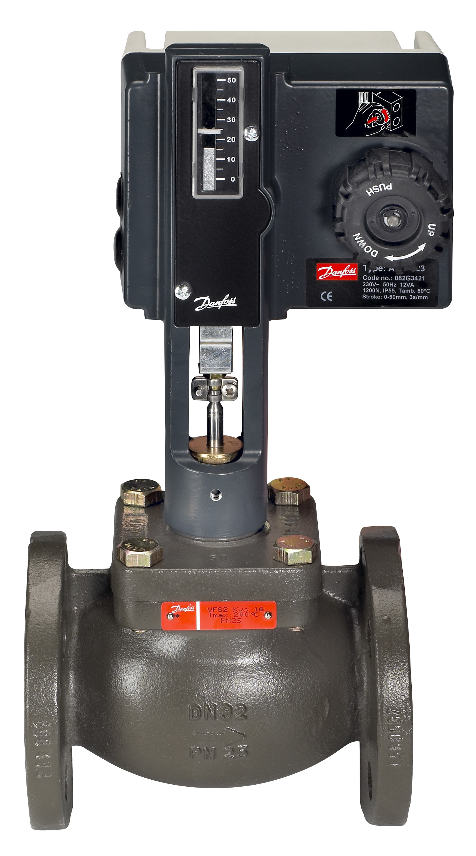 Danfoss Клапан регулирующий VFS 2 фланцевый Клапан двухходовой VFS 2 Ду 20 065B1520  - Вид №14