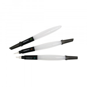 2301975 Набор кистей _кисти с пластиковым резервуаром для воды 3 шт. короткая ручка набор из 3-х штук Derwent