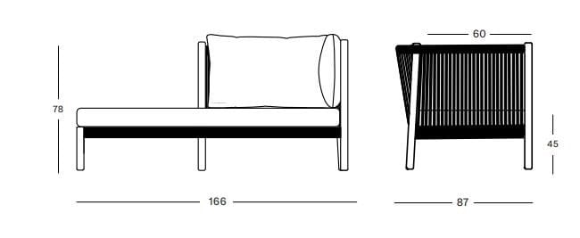 Веревочная Садовая спальная кровать Vincent sheppard медленный ARCH-00143269 - Вид №7