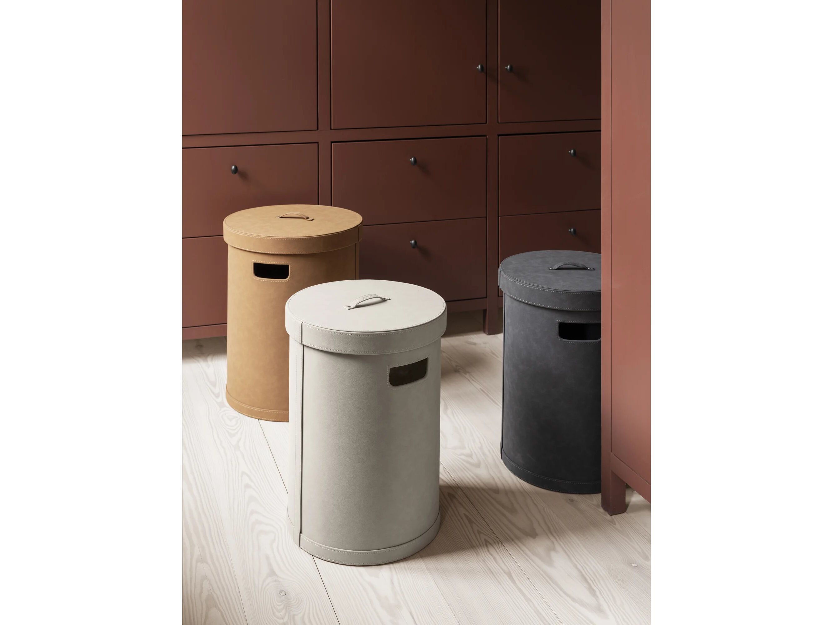 Кожаная корзина для белья blomus Sahla ARCH-00151647 - Вид №3