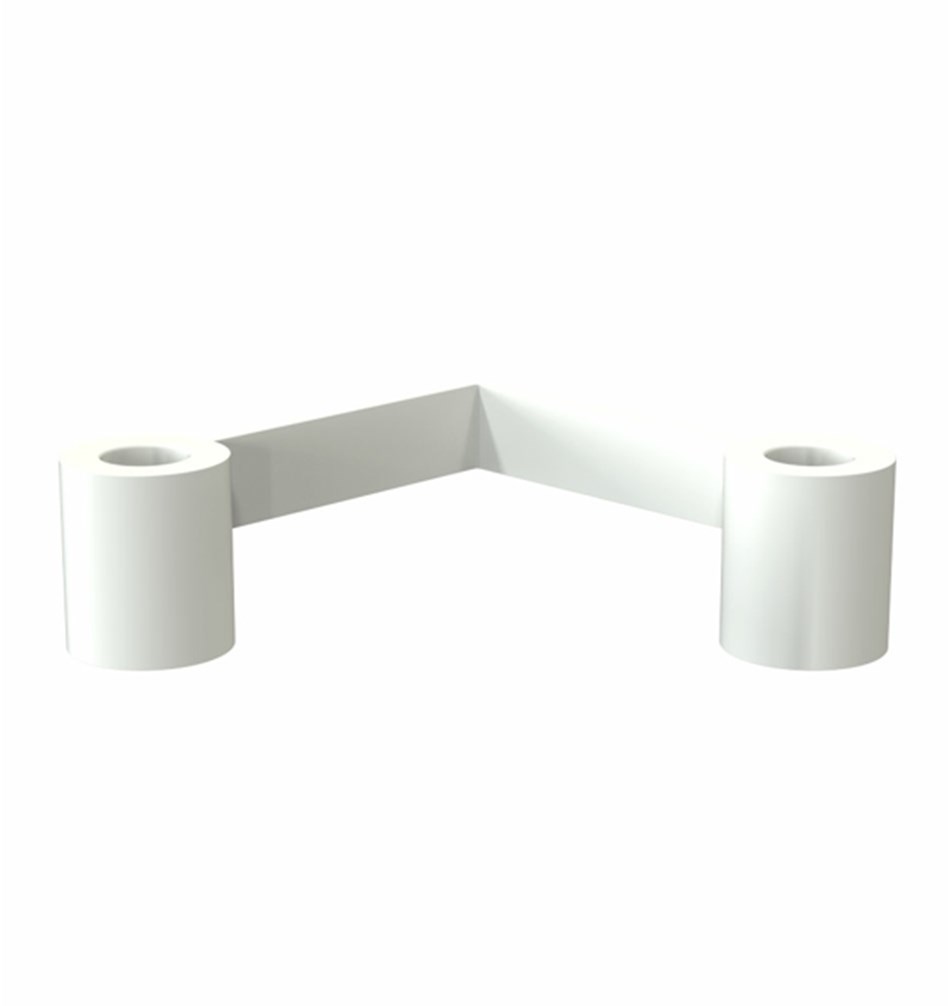 FROST Подсвечник 2005 » белый Нержавеющая сталь Белый N2005-W  - Вид №3