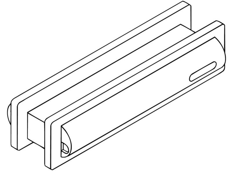 680.111.1 почтовый ящик HEWI Türzubehör  - Вид №2